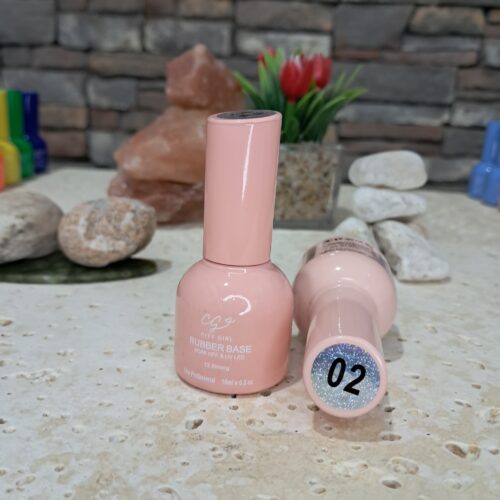 RUBBER BASE SOAK-OFF UV/LED #02 - 15ML CITY GIRL