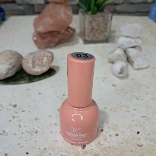 RUBBER BASE SOAK-OFF UV/LED #03 - 15ML CITY GIRL