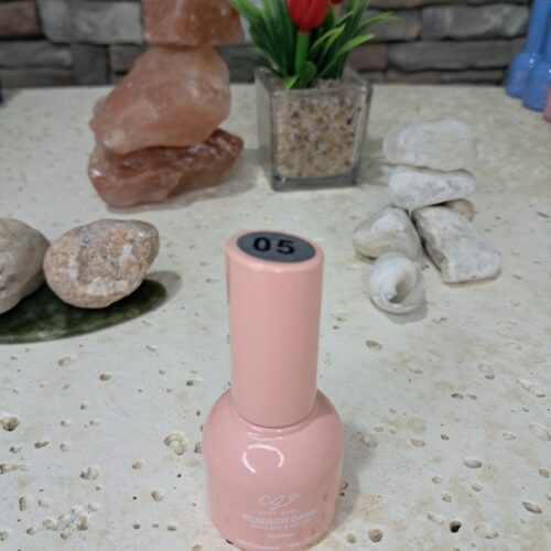 RUBBER BASE SOAK-OFF UV/LED #05 - 15ML CITY GIRL