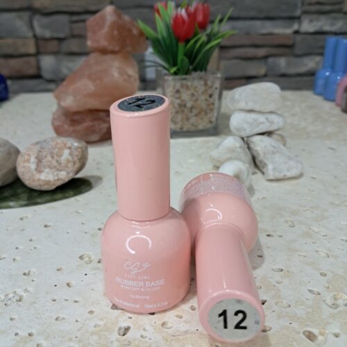 RUBBER BASE SOAK-OFF UV/LED #12 - 15ML CITY GIRL