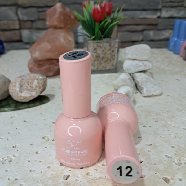 RUBBER BASE SOAK-OFF UV/LED #12 - 15ML CITY GIRL