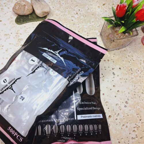 BOLSA SOFTGEL PRELIMADAS CUADRADAS 500 PCS PARIS NIGHT
