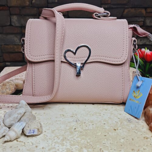CARTERA CUADRADA COLOR ROSA #27 SAKALI