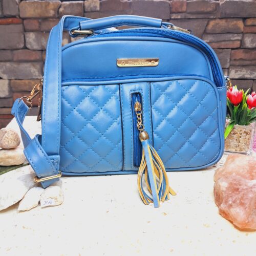 CARTERA CUADRADA COLOR TURQUESA # 38 FASHION