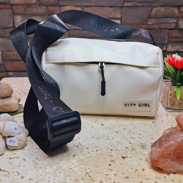 MINI BOLSITO COLOR BLANCO # 54 CITY GIRL