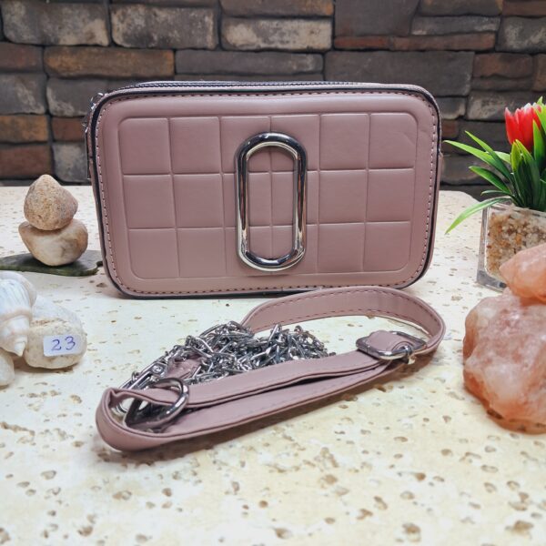 CARTERA CUADRADA SALMON OSCURO # 21