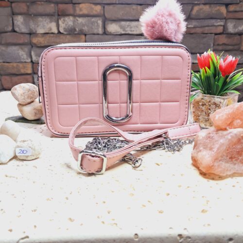 CARTERA CUADRADA COLOR SALMON # 20