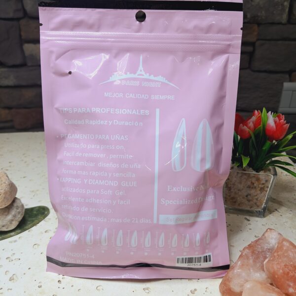 BOLSA SOFTGEL  CORTAS ALMENDRA 500 PCS  PARIS NIGHT