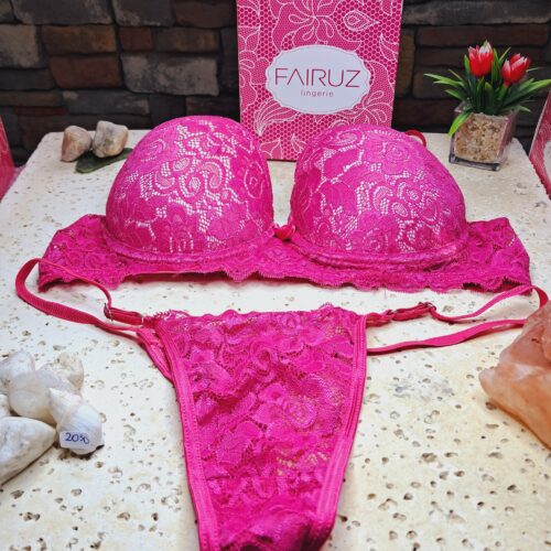 LENCERIA CONJUNTO LESS FUCSIA 2030 TALLE 100 FAIRUZ