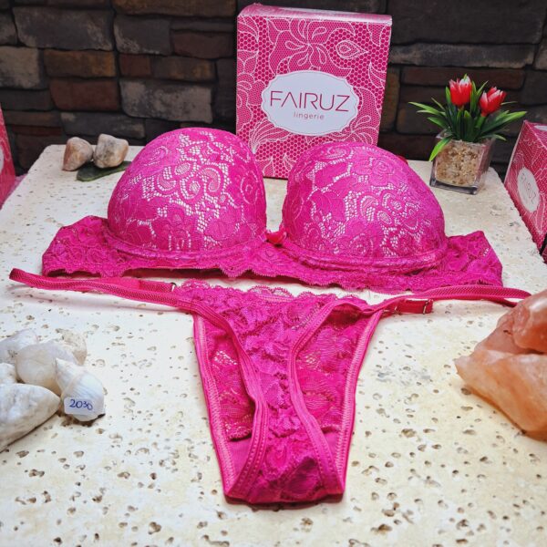 LENCERIA CONJUNTO LESS FUCSIA 2030 TALLE 100 FAIRUZ