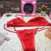 LENCERIA CONJUNTO LESS ROJO 236 TALLE 100 FAIRUZ