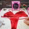 LENCERIA CONJUNTO LESS ROJO 236 TALLE 100 FAIRUZ