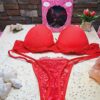 LENCERIA CONJUNTO LESS ROJO 238 TALLE 95 FAIRUZ