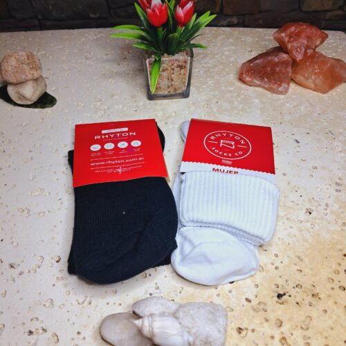 MEDIAS MUJER COLOR BLANCAS TALLE UNICO RHYTON