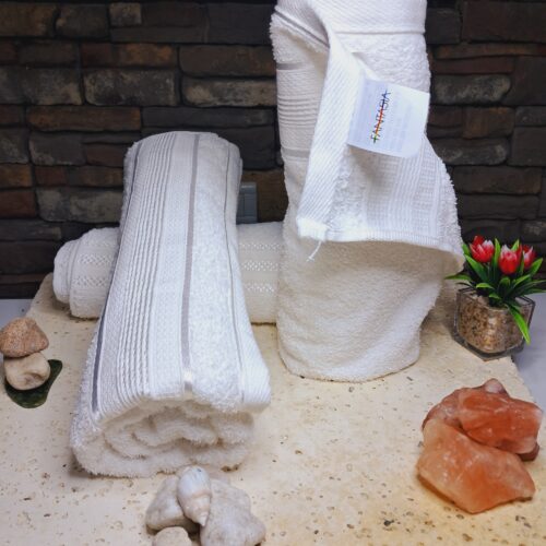 TOALLON COLOR BLANCO FANTASIA