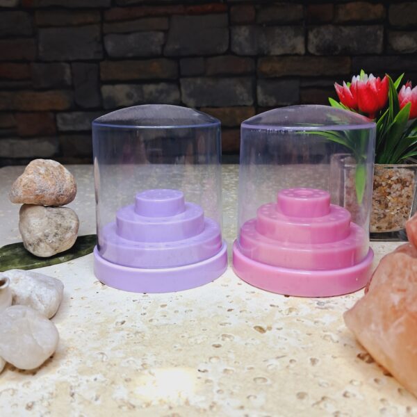 PORTA FRESAS COLOR VIOLETA / ROSA