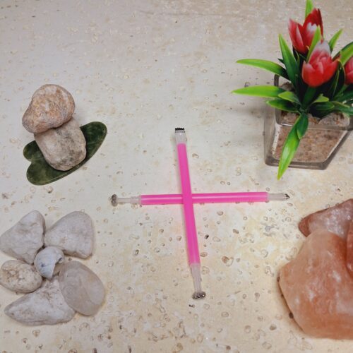 IMAN PARA OJO DE GATO COLOR ROSA