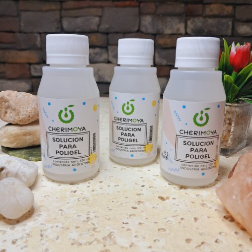 SOLUCION PARA POLIGEL120ML CHERIMOYA
