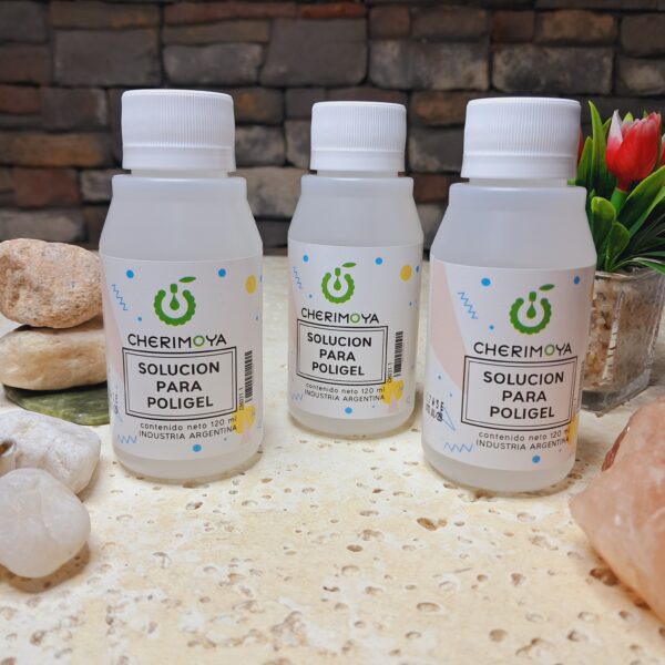 SOLUCION PARA POLIGEL120ML CHERIMOYA