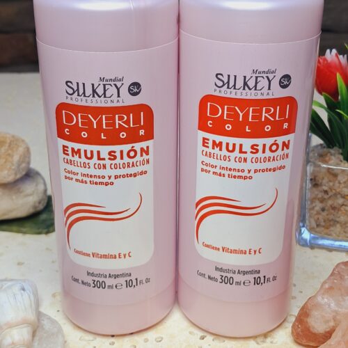 EMULSION CABELLOS CON COLORACION 300ML SILKEY