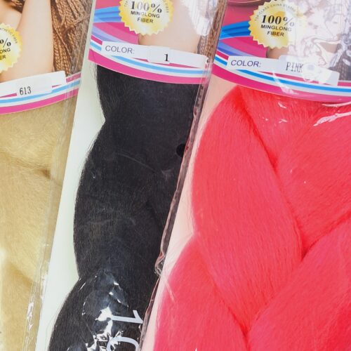 EXTENSIONES PELO KANEKALON COLOR PINK COLOR 1 / COLOR 613 TOP REMY