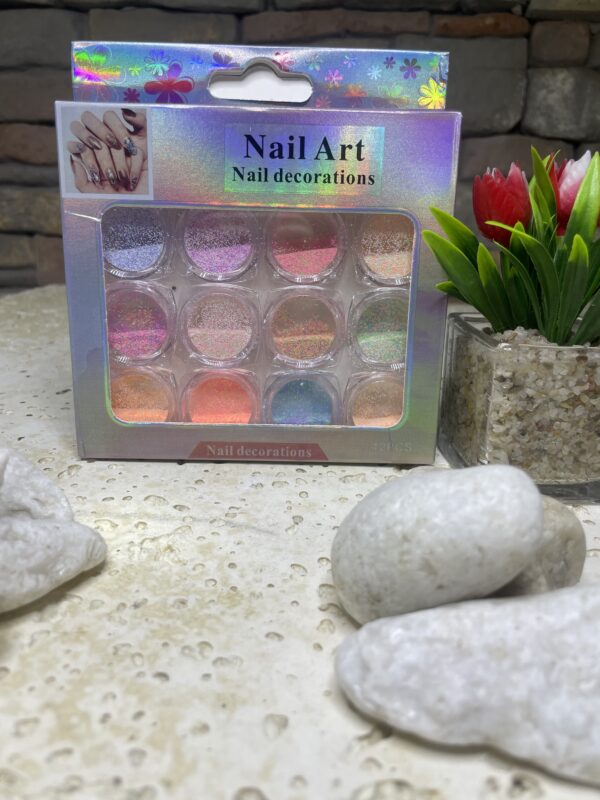 NAIL DECORATIONS X12 GHZ -9102 NAIL ART