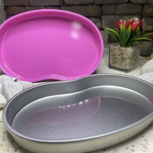 IMG_1098 BANDEJAS PARA DESTERILIZAR COLOR ROSA / PLATEADA