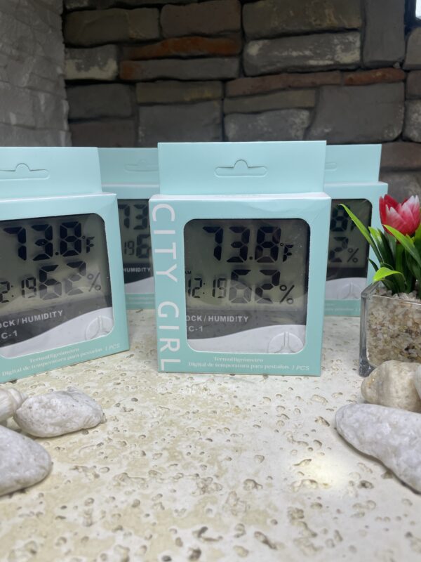 DIGITAL DE TEMPERATURA PARA PESTAÑAS 1PCS