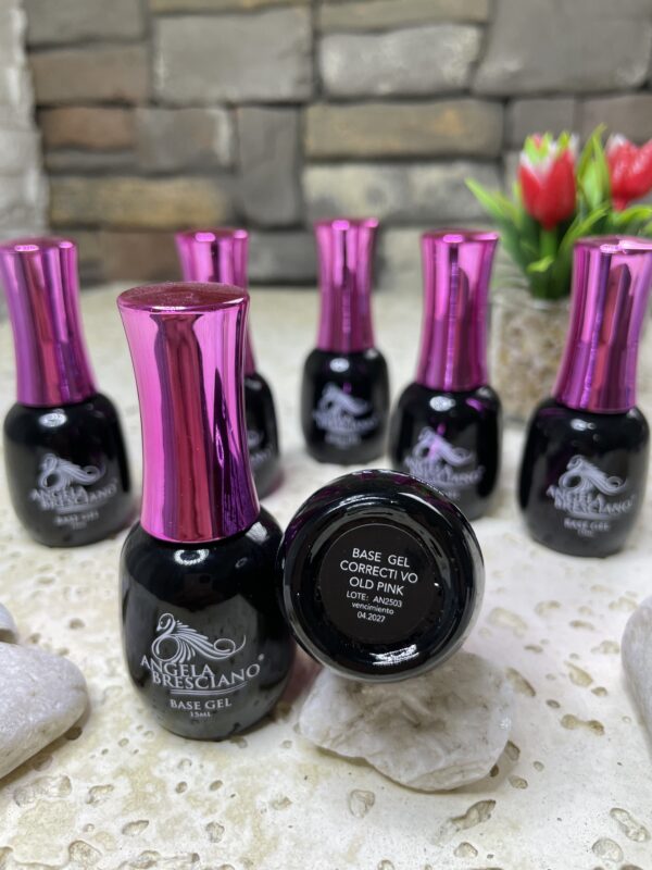 BASE GEL CORRECTIVO SOFT PINK15ML  ANGELA BRESCIANO