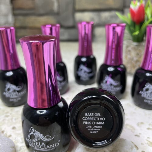 BASE GEL CORRECTIVO PINK CHARM 15ML ANGELA BRESCIANO