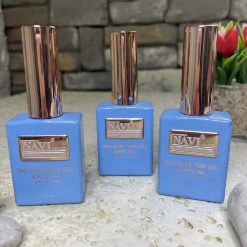 NO WIPE TOP GEL CRYSTAL 15ML NAVI